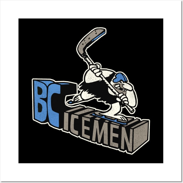 Defunct BC Icemen Hockey Team Wall Art by Defunctland